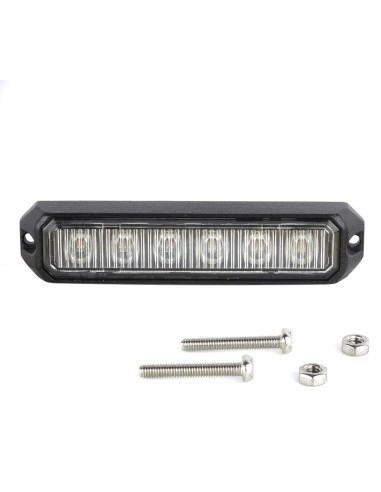 Lampa Stroboscop de avertizare lumina rosie 12/24v cu 6 Led 52026-6K-RED