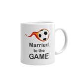 Cana alba personalizata Married to the game Fotbal, INOVATIX&reg;. 330ml