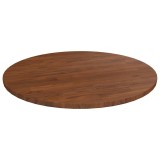 Cumpara ieftin Blat de masa rotund maro inchis &Oslash;50x1,5 cm lemn stejar tratat