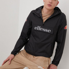 Ellesse geacă barbati, culoarea negru, de tranzitie SXG09906-BLACK