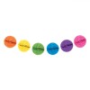 Ghirlanda Hartie Sfere Multicolor 4m, Set 12 Bucăți, Decor Petrecere, Interior