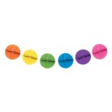 Ghirlandă Hartie, Model Sfere, Lungime 4m, Multicolor, Set 12 Bucăți, Oem