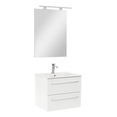 Mobilier complet de baie Vario Clam 60 alb-alb foto