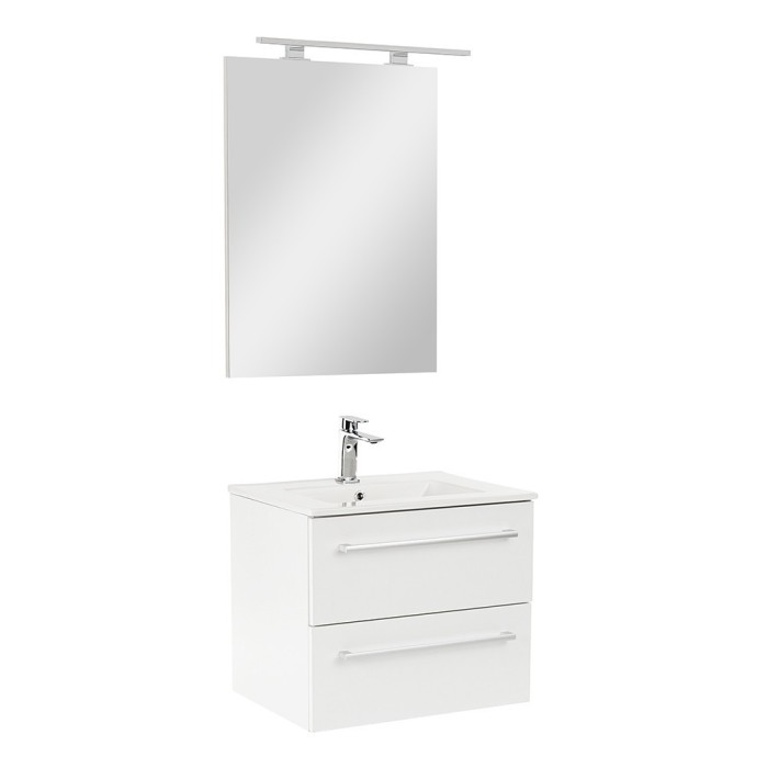 Mobilier complet de baie Vario Clam 60 alb-alb