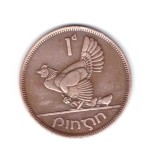 Moneda Irlanda 1 pingin 1946, stare buna, curata