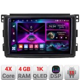 Navigatie Smart 2005-2010 A-SMART05 4+64 InCell Display 1K Android Waze USB Navigatie Internet Youtube Radio