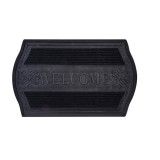 Covoras de intrare, WELCOME, Negru, 75x50 cm, Oem