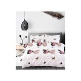 Cumpara ieftin Lenjerie de Pat Bumbac Finet cu 6 Piese Pentru Pat Dublu - SUZ31