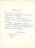 A3545N Nicolae Dunăreanu (Nicolae Perju-Ionescu), act scris și semnat olograf, 1966