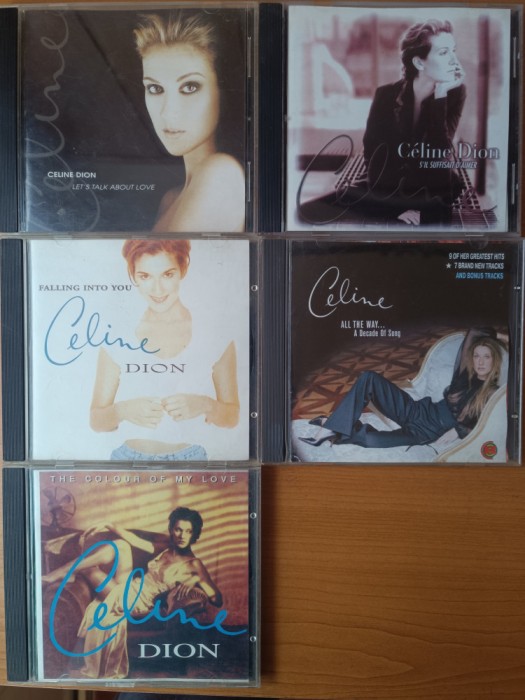 Celine Dion - lot 5 albume CD