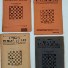 Carte veche Revista romana de sah cinci numere 1939-1940