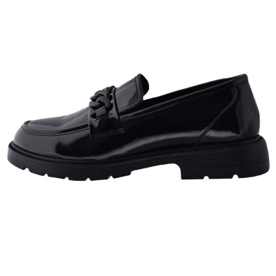 Pantofi dama, din piele naturala, Formazione, 220139, negru foto