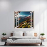 Folie imprimata color pentru decor perete locuinta, dimensiune 125 x 110cm, model: VIEW TO HAVEN 34, AVEX