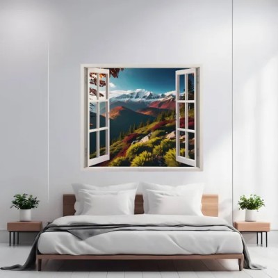 Folie imprimata color pentru decor perete locuinta, dimensiune 125 x 110cm, model: VIEW TO HAVEN 34 foto