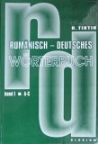 RUMANISCH - DEUTSCHES WORTERBUCH VOL.1 A-C-H. TIKTIN-239119