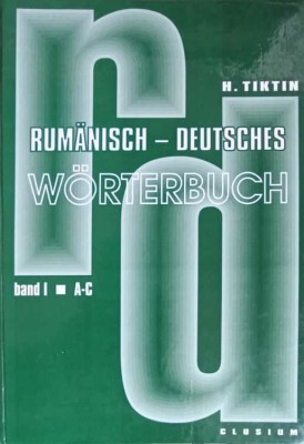 RUMANISCH - DEUTSCHES WORTERBUCH VOL.1 A-C-H. TIKTIN-239119 foto