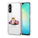 Husa antisoc pentru samsung galaxy a26, airbag pro, transparent, girl power