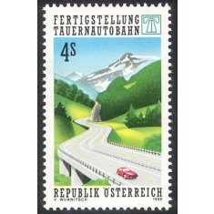 Austria 1988 - Autostrada, munti, neuzat