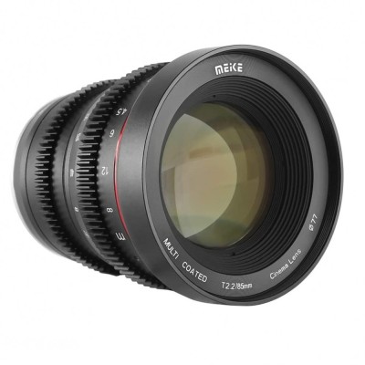 Obiectiv manual Meike 85mm T2.2 Large Aperture Manual Cine pentru Fujifilm FX-Mount foto