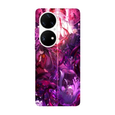 Husa compatibila cu Huawei P50 Pro model Fate stay night anime, Silicon, TPU, Viceversa foto
