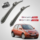 Cumpara ieftin Ștergătoare Nissan Micra K12 (2005&ndash;2010) TeamCar&reg; &ndash; Set față Flat
