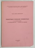 PHONETIQUE FRANCAISE SEGMENTALE par JANETA DRGAHICESCU , 1974