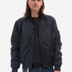 Alpha Industries geacă bomber MA-1 VF Authentic Overdyed bărbați, culoarea bleumarin, de tranziție 108130.07-navy