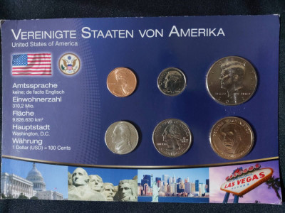 Seria completata monede - USA 2004-2011 , 6 monede foto