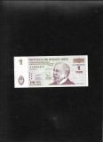Rar! Argentina provincia Buenos Aires (Patacon) 1 peso 2001 seria09864970