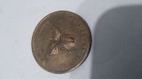 Cumpara ieftin JETON DE ULEI DE COAJA FLORI PROVINCIALE TRILIUM ALB DE ONTARIO 1867 CANADA