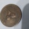 JETON DE ULEI DE COAJA FLORI PROVINCIALE TRILIUM ALB DE ONTARIO 1867 CANADA
