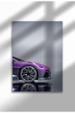 Poster p&acirc;nză ne&icirc;nrămat cu supermașină - Imprimare digitală - Divo 2019 02 | A4 (21 x 29.7 cm)