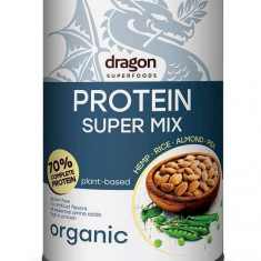 Shake Proteic Super Mix 70% proteine bio, 500g, Dragon Superfoods