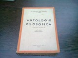 ANTOLOGIE FILOSOFICA FILOSOFI STRAINI - N. Bagdasar