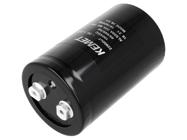 Condensator electrolitic 22mF 100VDC 66x105mm