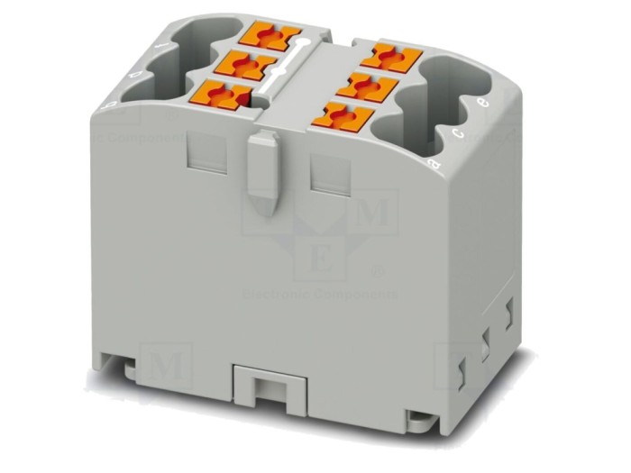 Conector de șine 24A 450V push-in