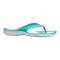 Șlapi Crocs Women&#039;s Swiftwater Flip Albastru - Tropical Teal/Pearl White