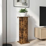 vidaXL Suport pentru plante 2 pcs Stejar fumuriu 30,5 x 30 x 80,5 cm 899773