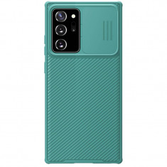 Husa protectie spate si camera foto verde deschis, pentru Samsung Galaxy Note 20 Nillkin CamShield foto