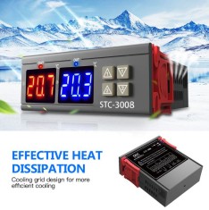 Termostat dublu control dual afisaj 220V maternitate incubator STC 3008