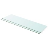 Cumpara ieftin Rafturi, 2 buc., 100 x 30 cm, panouri sticla transparenta