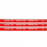 Set 3 creioane tamplarie 175mm, rosu