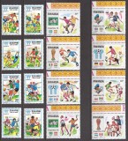 RWANDA , ZAIR 1978 SPORT C.M. DE FOTBAL ( 2 serii dantelate) MNH