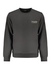 Bluza barbati cu logo fara fermor, Regular fit, la baza gatului, Negru (Marime: foto