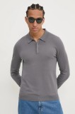 HUGO pulover barbati, culoarea gri, light, 50532050