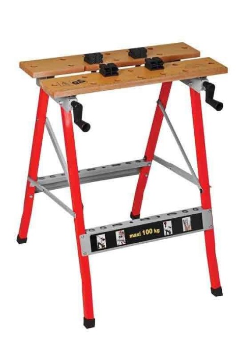 Banc de lucru reglabil 60 x 32 x 77 cm Raider Power Tools
