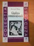 GANDIREA COMUNICATIONALA de BERNARD MIEGE