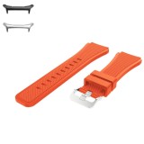 Curea din silicon compatibila cu Samsung Galaxy Watch Ultra, Light Orange