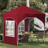 vidaXL Cort de Petrecere Pop-up 192 x 192 x 245 cm Burgundy 42019829