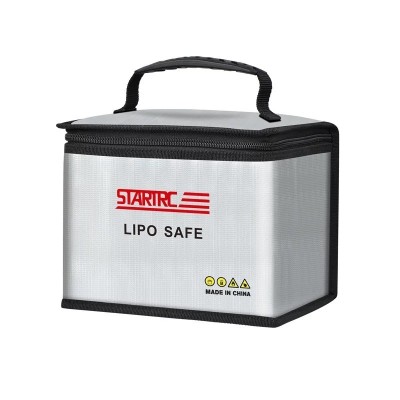 Geanta ignifuga STARTRC incarcare baterii drona DJI Mini si DJI Air, rezistenta la foc si apa foto